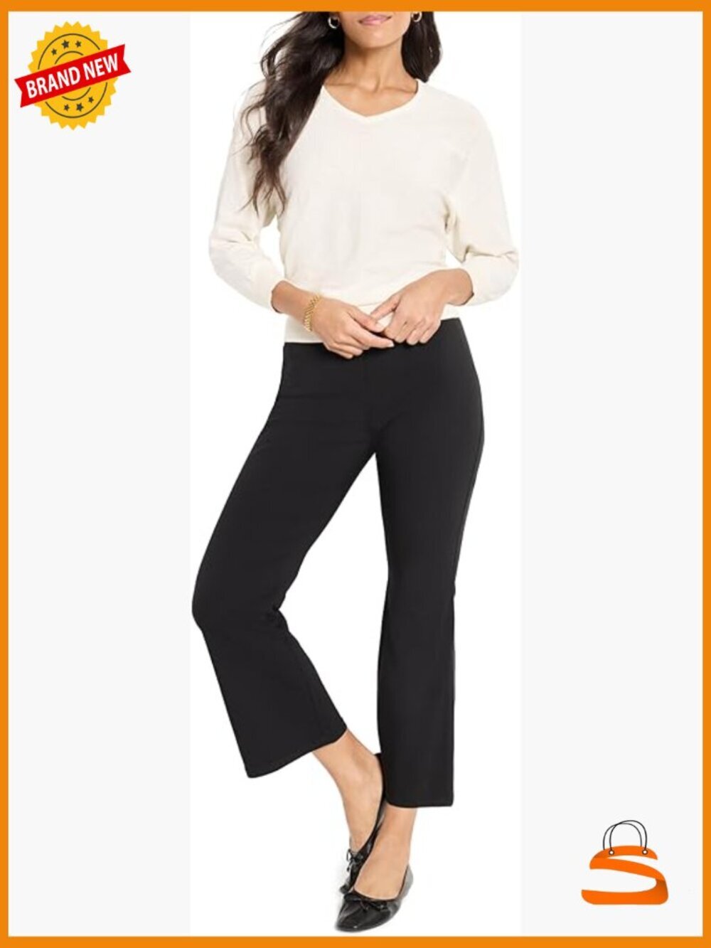 28" Boot Cut Wonderstretch Pants - Mid Rise Slim Fit